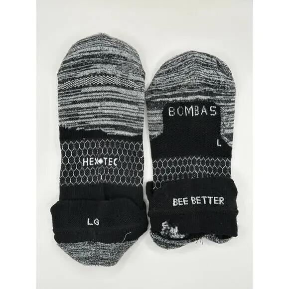 NWOT Bombas Black Men's Run Ankle Sock 3-Pack - L (9.5-13) - Picture 6 of 6